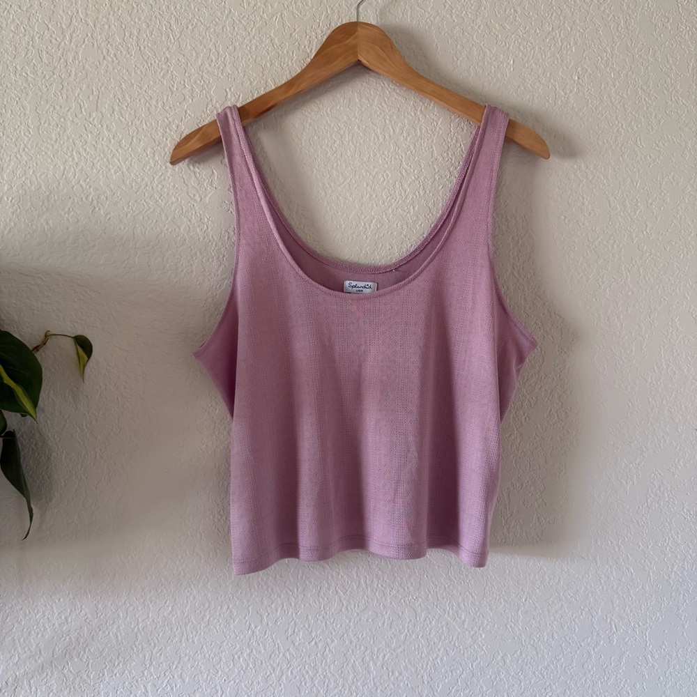Splendid Mauve Tank Top